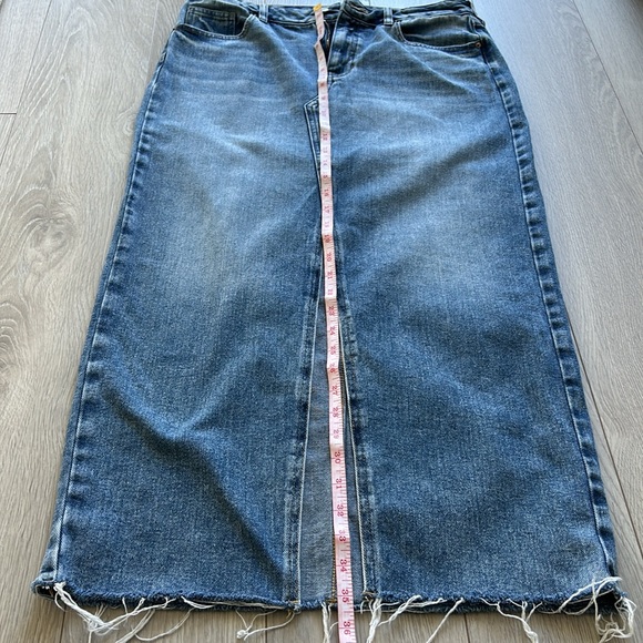Pacsun denim maxi skirt - Picture 5 of 7